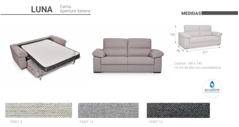LUNA SOFA CAMA 2